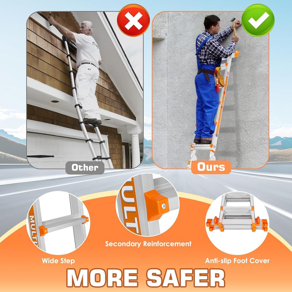 Escada de 5 Degraus, Escada Ex - Home Security Bars avaliação e preço